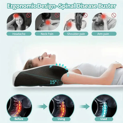 Butterfly Sleep Memory Neck Pillow Slow Rebound Comfortable Memory Foam Sleep Pillow Cervical Orthopedic Neck Massage Bed Pillow